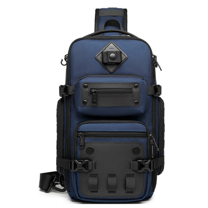 Bolso bandolera deportivo de gran capacidad para exteriores con diseño táctico