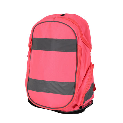Mochila reflectante nocturna de doble hombro, moda para exteriores