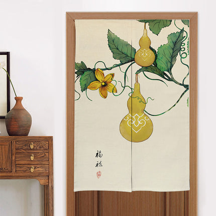 Home Kitchen Bedroom Partition Chinese Style Cloth Curtain - Wnkrs