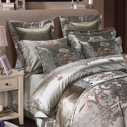 High grade 1.8 Satin Jacquard Bedding Set - Wnkrs
