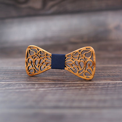 Men's Floral Wood Bow Tie - Wnkrs