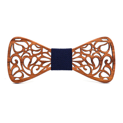 Men's Floral Wood Bow Tie - Wnkrs