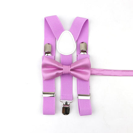 Men's and Kid's Elegant Braces and Bowtie Set - Wnkrs