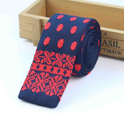 Knitted Striped Men's Ties - Wnkrs