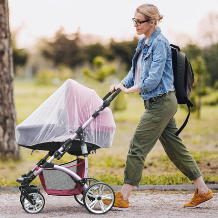 Filet de protection pour poussette portable : sommeil sûr et protection contre les moustiques