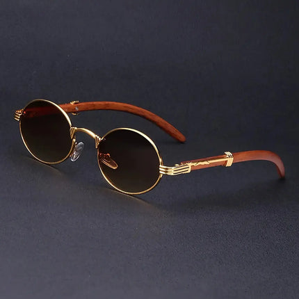 Lunettes de soleil ovales vintage