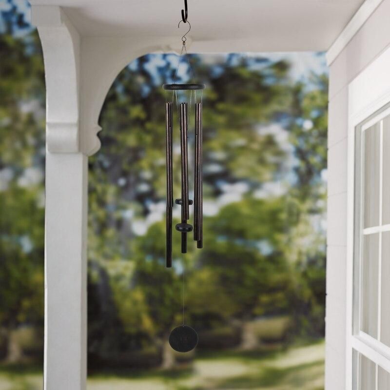 Elegant Bronze Pine Metal Wind Chime