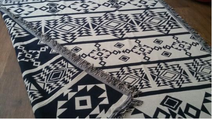 Geometric Cotton Blanket Throw Comforter - Wnkrs