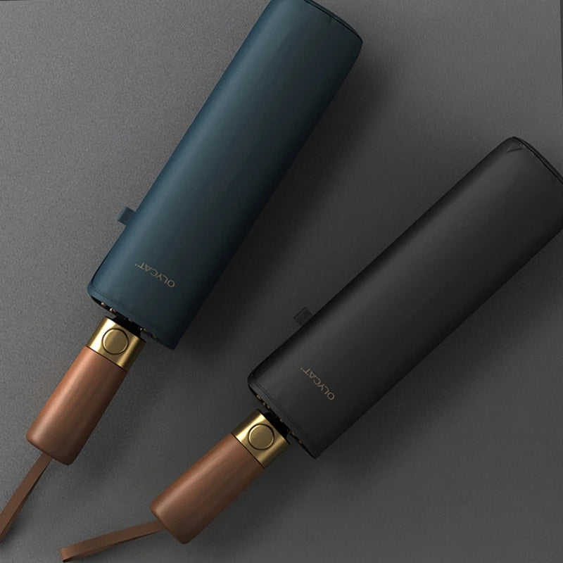 Automatic Golf Umbrella with Beech-Wood Handle