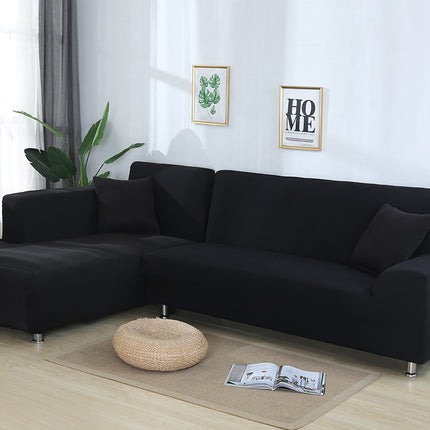 Tight Wrap Sofa Cover Elastic 2 Pieces Sofa Cover with L Style Piece Corner Sofa - Wnkrs