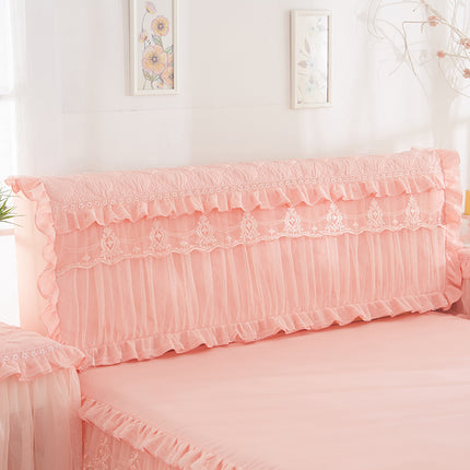 Korean Version Of The Princess Quilted Thickened Elastic All-inclusive Bed Cover Bed Head - Wnkrs