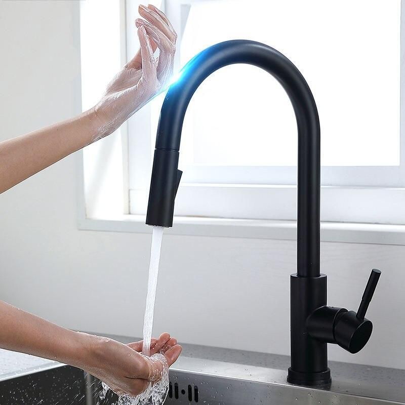 Gold Touch Sensor Kitchen Faucet