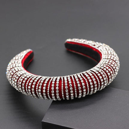 Women's Wide Baroque Pearl Decorated Headband - Wnkrs