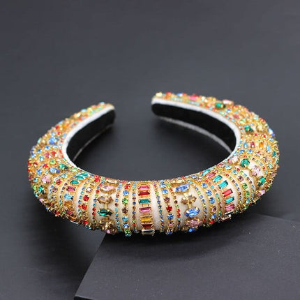 Women's Wide Baroque Pearl Decorated Headband - Wnkrs