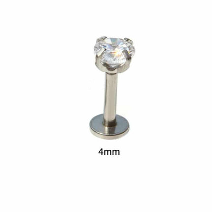 Zircon Anodized Internally Threaded Ear Piercing - Wnkrs