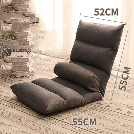 Bed Backrest Floor Small Sofa Folding Single Bay Window Computer Recliner - Wnkrs