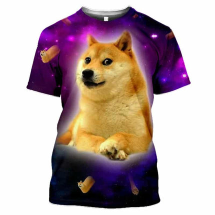 Dog Meme Printed T-Shirt - Wnkrs