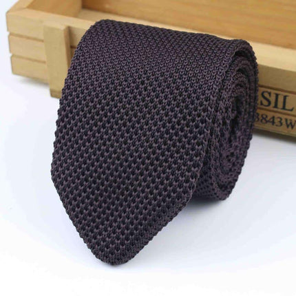 Men's Knitted Polyester Tie - Wnkrs