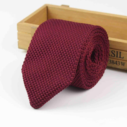 Men's Knitted Polyester Tie - Wnkrs