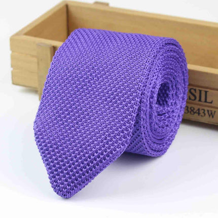 Men's Knitted Polyester Tie - Wnkrs