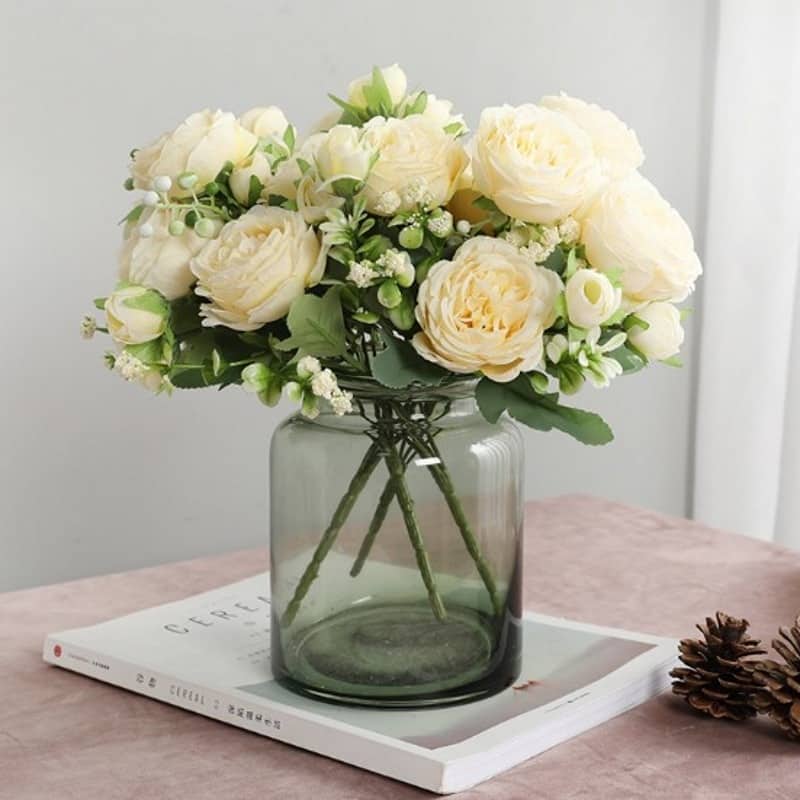 Artificial Bouquet of Peonies Flowers