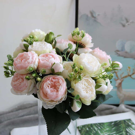 Artificial Bouquet of Peonies Flowers - Wnkrs
