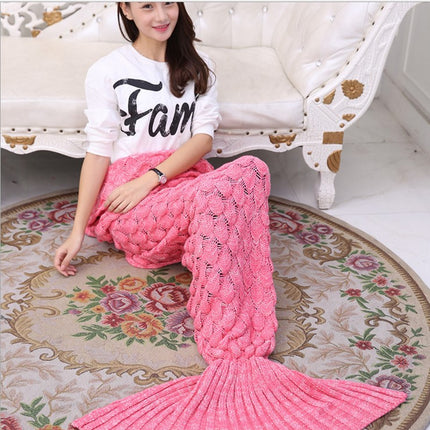 Air Conditioning Scale Sofa Blanket Mermaid Tail - Wnkrs