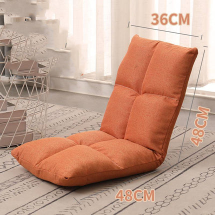 Bed Backrest Floor Small Sofa Folding Single Bay Window Computer Recliner - Wnkrs