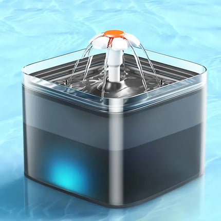 Fuente de agua LED para gatos