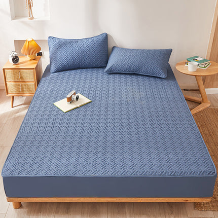 Cotton Clip Bed Hat Simple Solid Color Hotel Simmons All-inclusive Bed Cover - Wnkrs