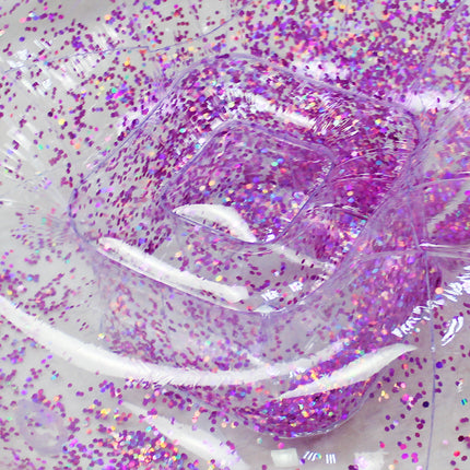 Transparent sequin inflatable home lazy sofa - Wnkrs