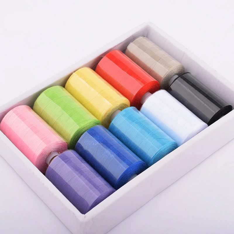 Sewing Polyester Threads 10 Pcs Set