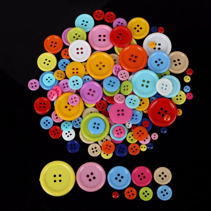 Bright Round Sewing Buttons - Wnkrs