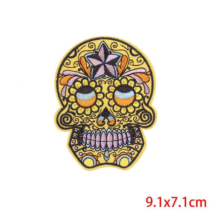 Flower Skull Patch - Wnkrs