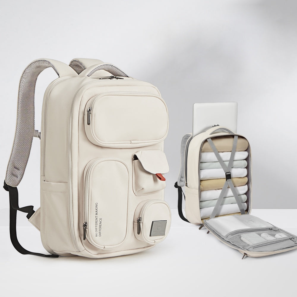 22L Travel Backpack with Full-Opening Design