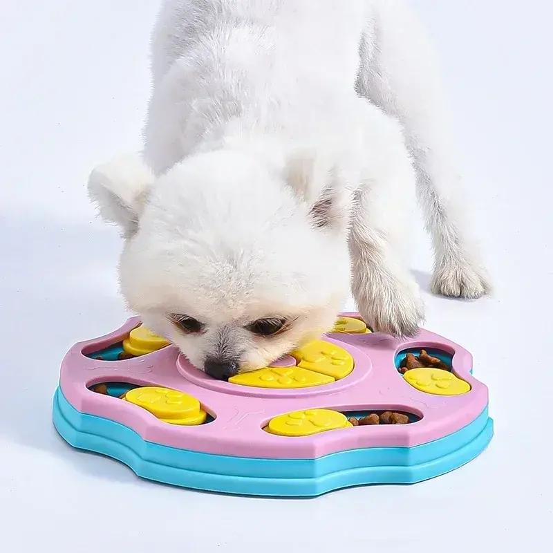 Interactive Dog Puzzle Toy Slow Feeder - Food Dispenser