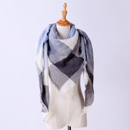 Women's Autumn Plaided Scarf - Wnkrs