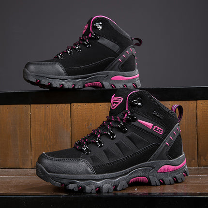 Chaussures d'alpinisme montantes et résistantes à l'usure pour femmes, grande taille