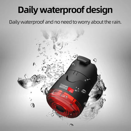 Feu arrière de vélo intelligent avec freinage automatique : illuminez votre trajet avec sécurité et style