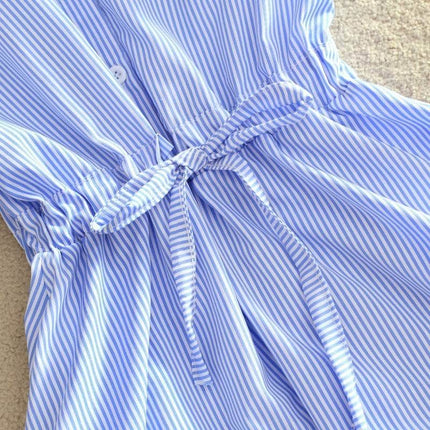 Elegant Striped Cotton Shirt Dresses Dresses W Women Women's Clothing & Accessories  https://wnkrs.com/product/elegant-striped-cotton-shirt-dresses/