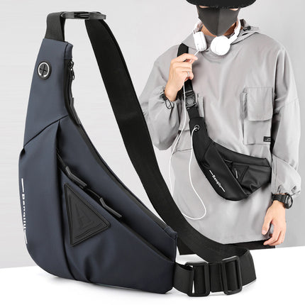 Bolso de pecho antirrobo de estilo informal y moderno para hombre
