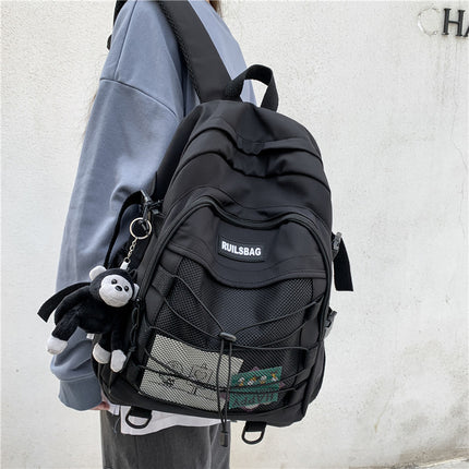 Mochila sencilla de gran capacidad para estudiantes de primaria y secundaria