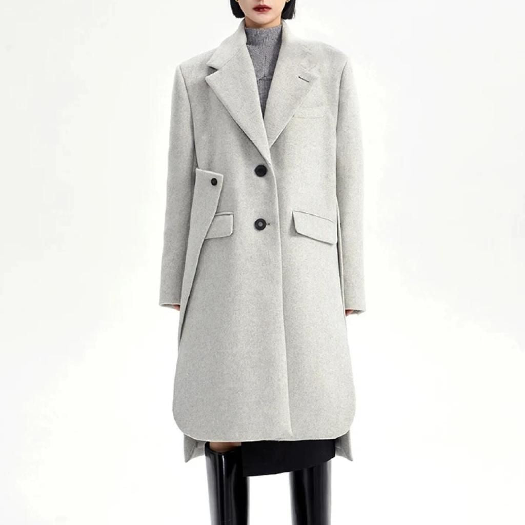 Women's Light Gray Coat