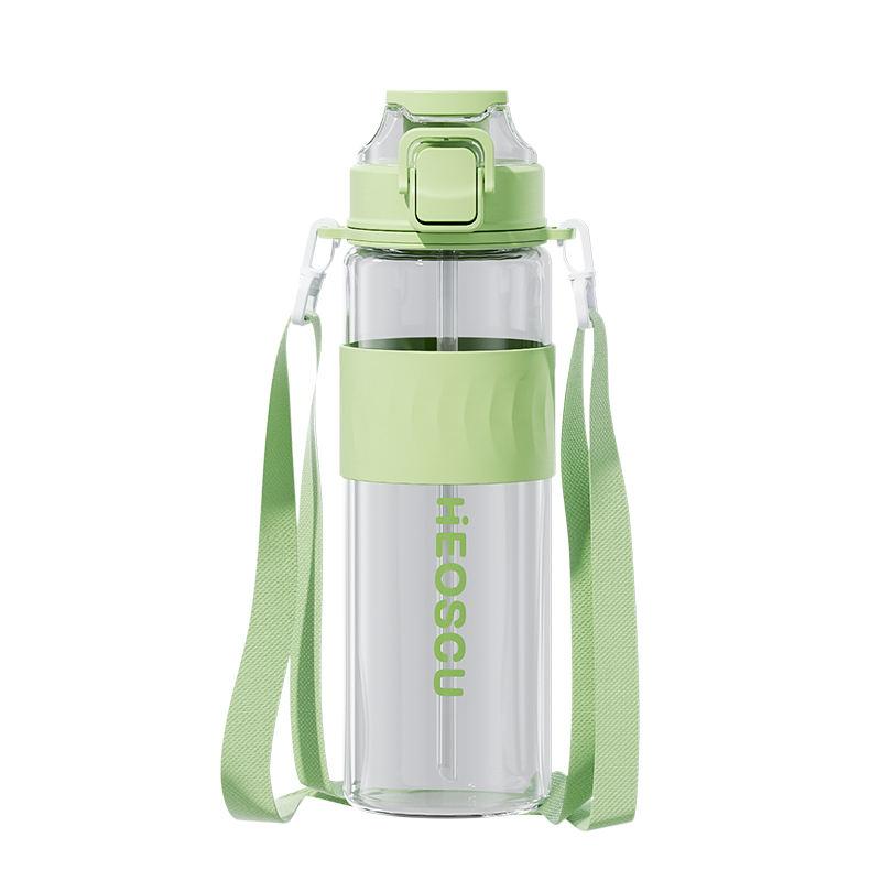 800 ml Glass Bottle with Tea Filter and Dual Drinking Modes