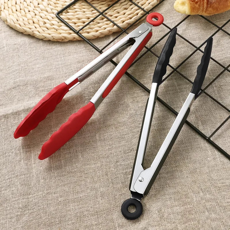 Silicone-Tip Kitchen Tongs in 7, 9 or 12 Inches