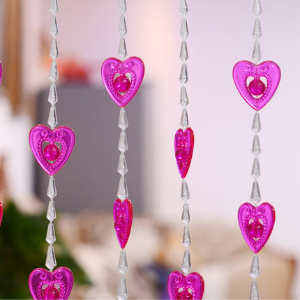 Household Plastic Crystal Acrylic Door Chain Decoration - Wnkrs
