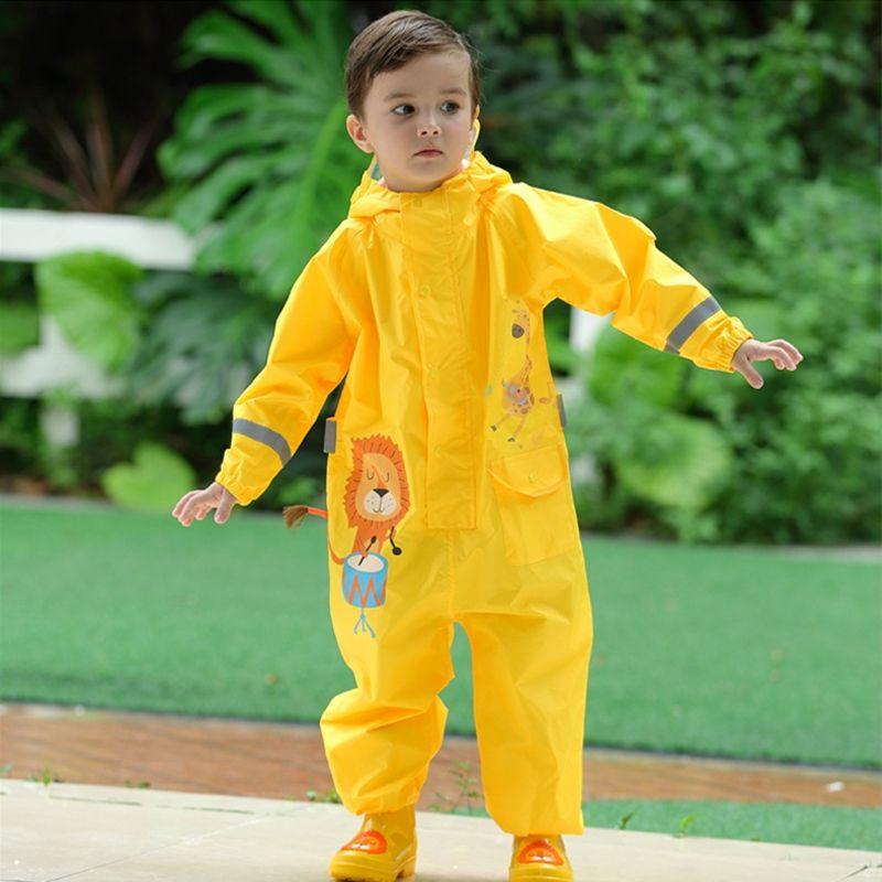 Children’s Dinosaur Hooded Rain Jumpsuit