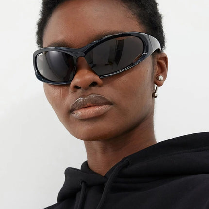 Lunettes de soleil punk dynamiques Y2K