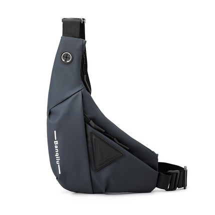 Bolso de pecho antirrobo de estilo informal y moderno para hombre
