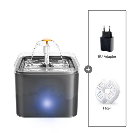 Fuente de agua LED para gatos